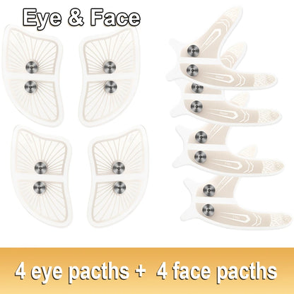 AuraFix EMS face and eye combo kit for complete anti-aging treatment