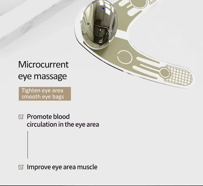 AuraFix microcurrent eye patches gift box for women skincare
