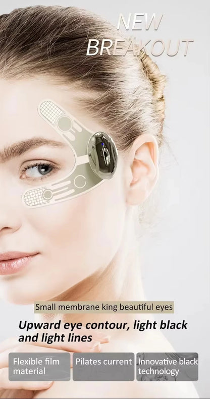 AuraFix smart EMS patches 7-layer flexible film for eye contour treatment
